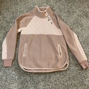 Abercrombie Asymmetrical Snap up Fleece, small
